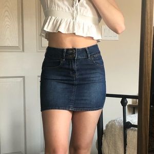 Blue Denim Mini Skirt size 0